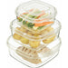 Kitchen Craft 3-Piece Microwave Casserole Container Set