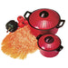 2 Pasta Pots with Strainer Lid
