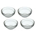 KitchenCraft Set of 4 Glass Pinch Bowls