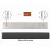 Stainless Steel Magnetic Knife Rack, 40cm/16inch