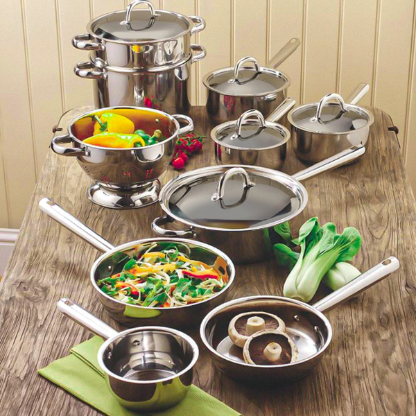 Professional Cookware Set - 15 Piece