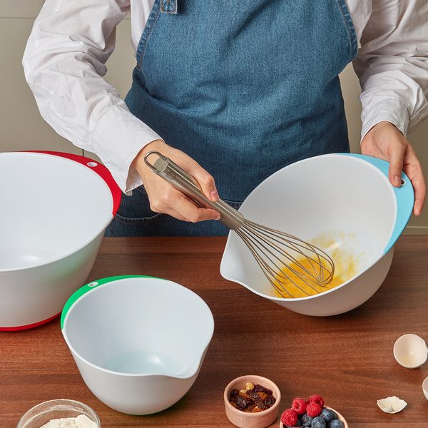 Plastic Mixing Bowls - Set of 3