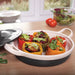 24cm Round Glazed Stoneware Casserole Dish & Lid