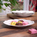 Set of 4-Vintage Scalloped Dessert Plates