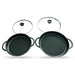 The Whatever Pan XL - Cast Aluminium Griddle Pan with Glass Lid