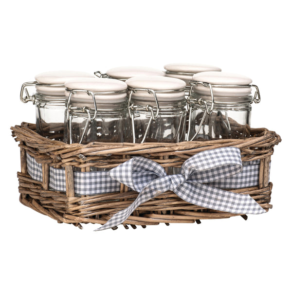 Set of 6 Spice Jars