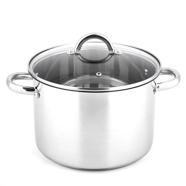 24cm Stainless Steel Stockpot with Lid
