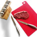 6-Piece Stainless Steel Steak Knife Set with Block