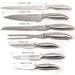 Professional Kitchen Knife Set & Wooden Knife Block - Set of 7