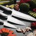 Chopaholic Oriental 3 Piece Chef's Knife Set
