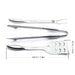Professional Heavy-Duty Stainless Steel BBQ Utensil Set