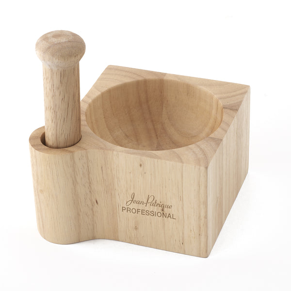 Professional Chef's Wooden Pestle & Wooden Mortar