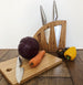 Bamboo Knife Block with Chopping Board - for the Chopaholic Oriental 3 Piece Knife Set