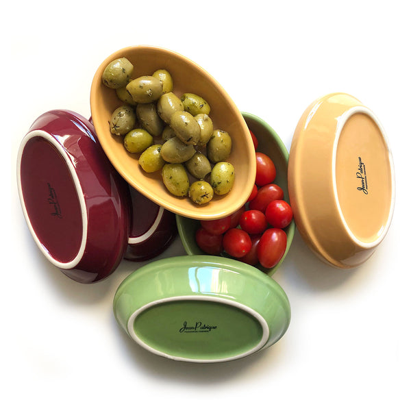 Oval Tapas Serving Dishes - Set of 6