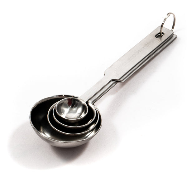 Chef's Stainless Steel Measuring Spoons - Set of 4