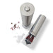 One-Touch Stainless Steel Electronic Salt and Pepper Mill Set of Two