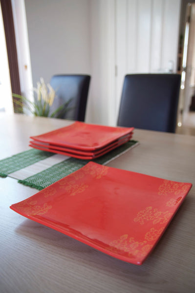4x Square Plate