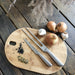 Serrated Carving Knife and Meat Fork Set