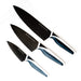 3-Piece Non-Stick Knife Set - Midnight / Ivory