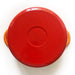 Round Dutch Oven Casserole Dish - Orange Cast Iron 26cm / 10.2 Inch