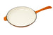 28cm Cast Iron Fry Pan - Orange