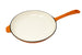 26cm Cast Iron Fry Pan - Orange