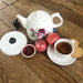 White Country Rose Ceramic Kettle - 1L
