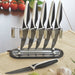 Non-Stick Steak Knives & Block - Set of 6
