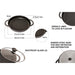 The Whatever Pan - Cast Aluminium Griddle Pan with Glass Lid