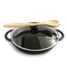The Whatever Pan - Cast Aluminium Griddle Pan with Glass Lid