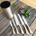 Midas Collection 5 Piece Knife Set with Block