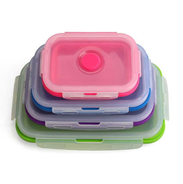 Silicone Food Storage Containers - Set of 4