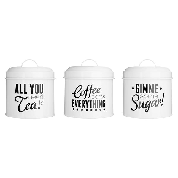 Pun & Games Round Canisters
