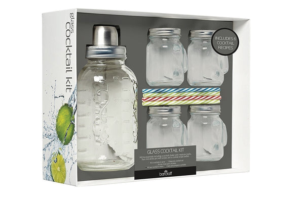 BarCraft Glass Cocktail Kit