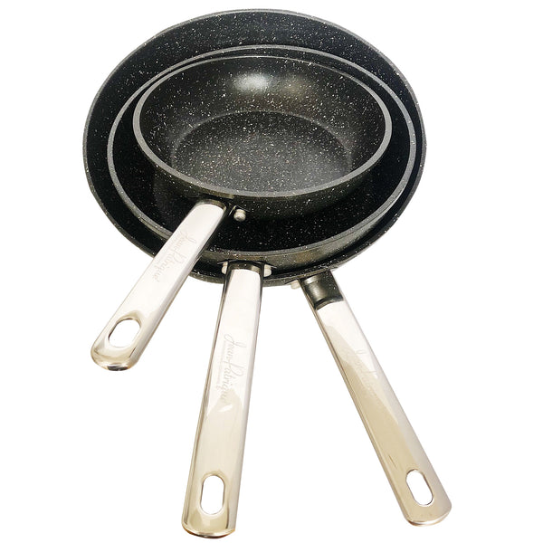 Stonetastic Granite Non-Stick Frying Pans (Set of 3)