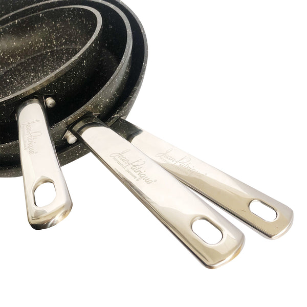 Stonetastic Granite Non-Stick Frying Pans (Set of 3)