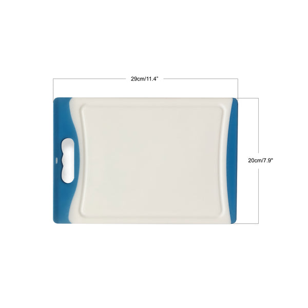 Small Plastic Chopping Board - Blue 29cm