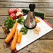 Medium Plastic Chopping Board - Red 36cm
