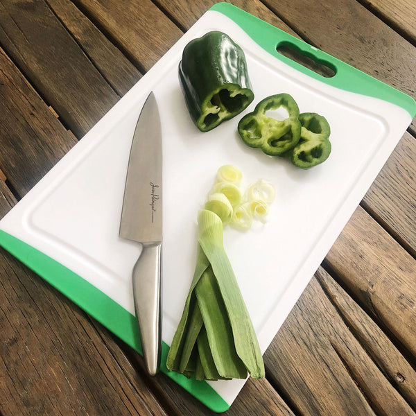 Large Plastic Chopping Board - Green 43cm