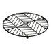 Vertex Black Powder Coat Round Trivet