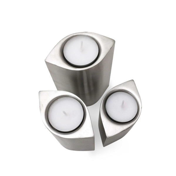 Set of 3 S/Steel Tealight Holders