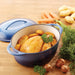 Provencal Blue Cast Iron Oval Roaster