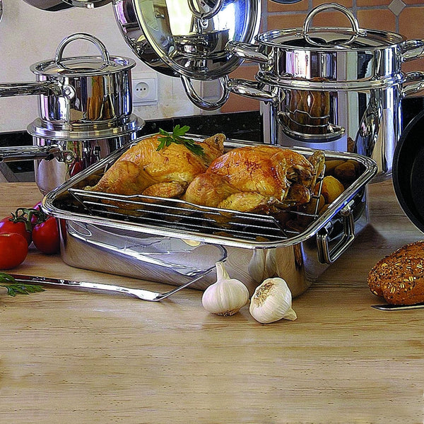 40cm Roasting Tray + Scissor Rack
