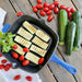 Professional Square Cast Iron Griddle Pan - 25cm