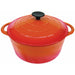 28cm Round Dutch Oven Casserole Pan - Orange