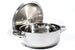 Stainless Steel Low Casserole Pan - 24cm